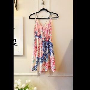 Yumi Kim Strappy Silk Mini Dress